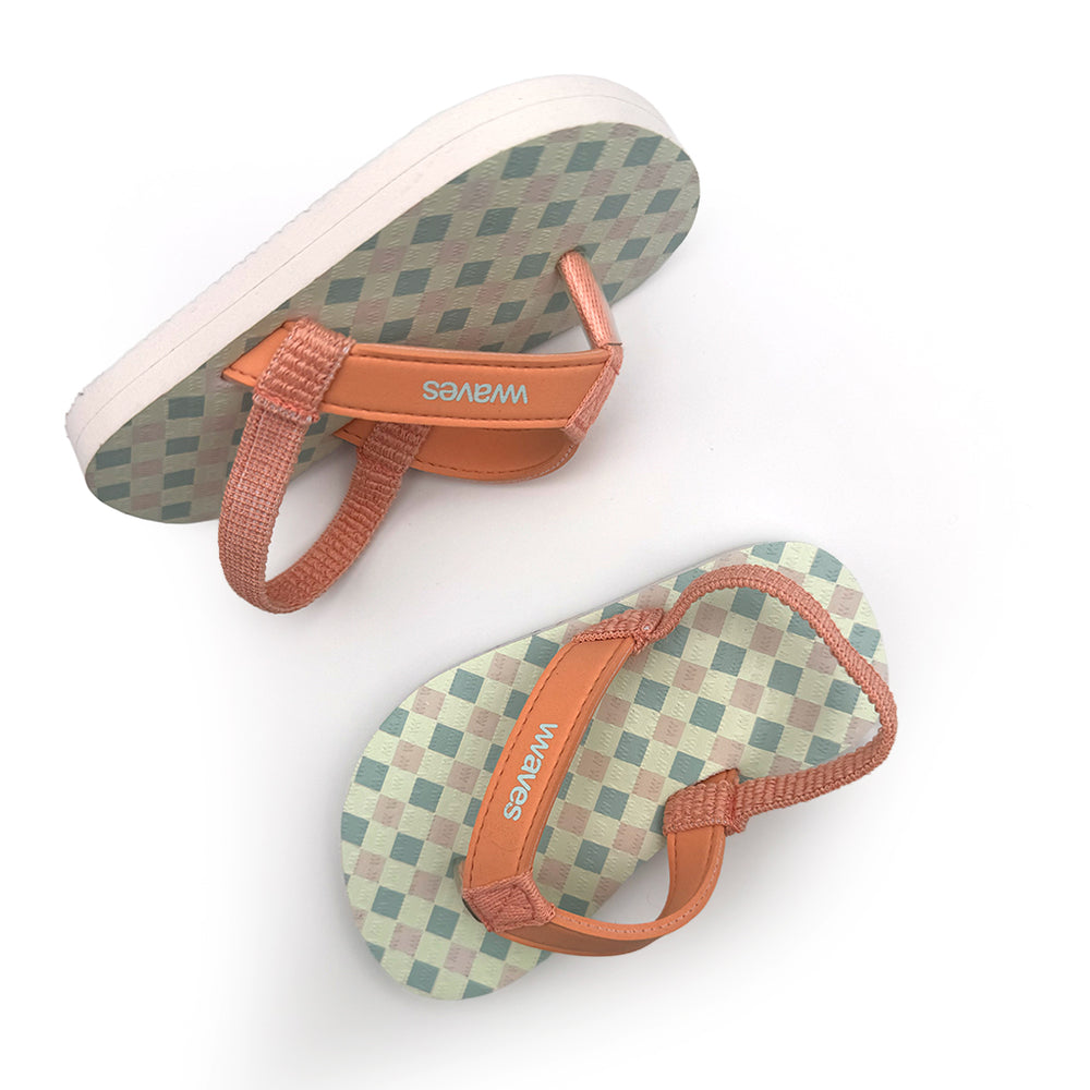 Waves Checkerboard Print