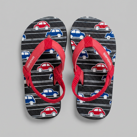 Waves Black Car Print