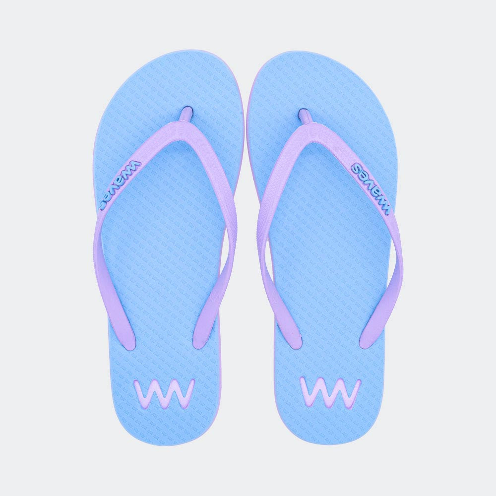 Waves Sea Blue & Mauve