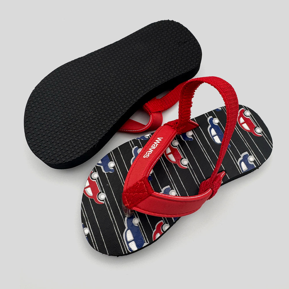 Waves Black Car Print